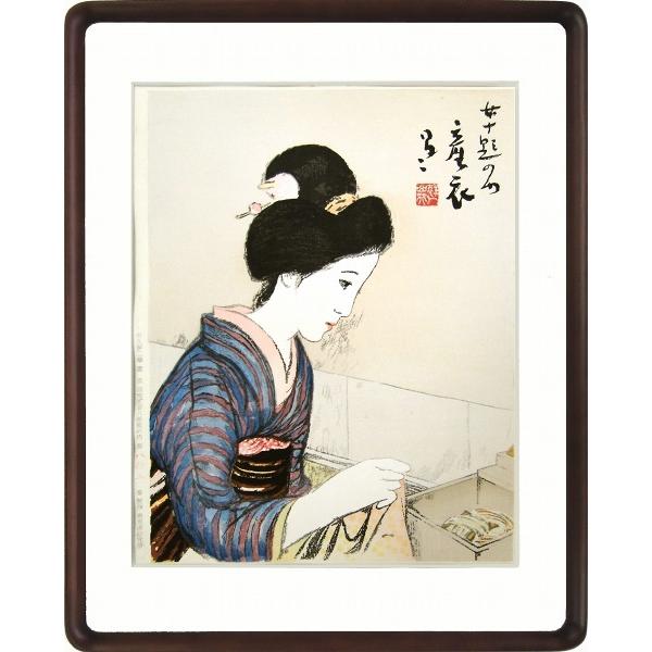 竹久夢二『産衣』木版画 【額付・新品】 : ギャラリー明日香 竹久夢二『産衣』木版画 【額付・新品】 : ギャラリー明日香