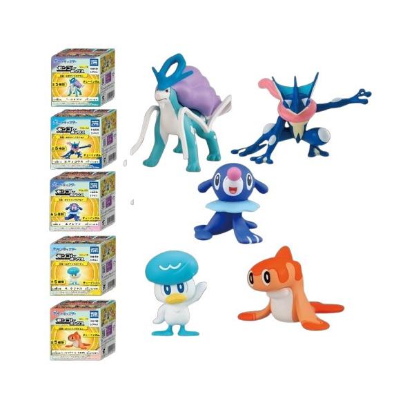 [全5種セット] ポケットモンスター モンコレボックス Vol.13 流麗！みずタイプポケモン