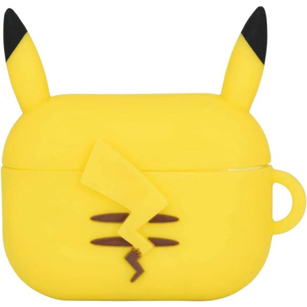 グルマンディーズ(Gourmandise) ポケットモンスター AirPods Pro(第2世代) /AirPods Pro 対応 シリコンケース ピカチュウ POKE-810A