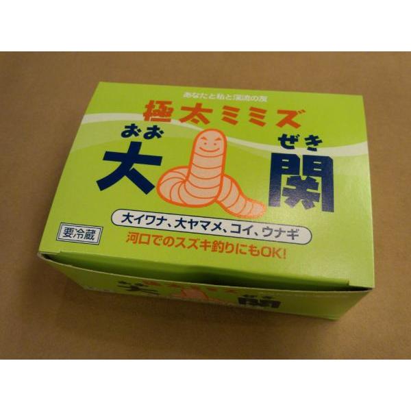 極太ミミズ 大関 (ドバミミズ) 活きエサ ・クール便送料適用品