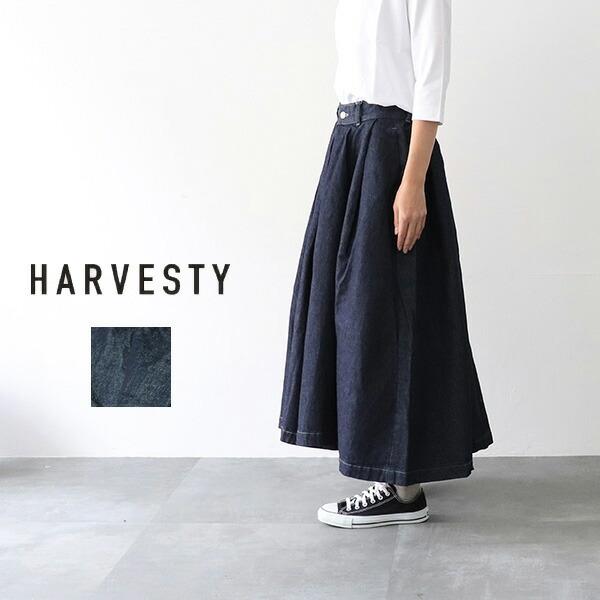 HARVESTY ハーベスティ A21803-2 デニム カルメン キュロット (一部  