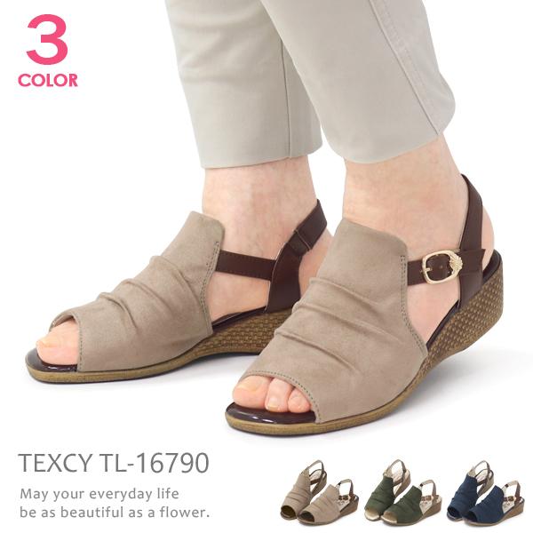 アシックス テクシー サンダル レディース 美脚 靴 3e Tl Superfoot 通販 Yahoo ショッピング