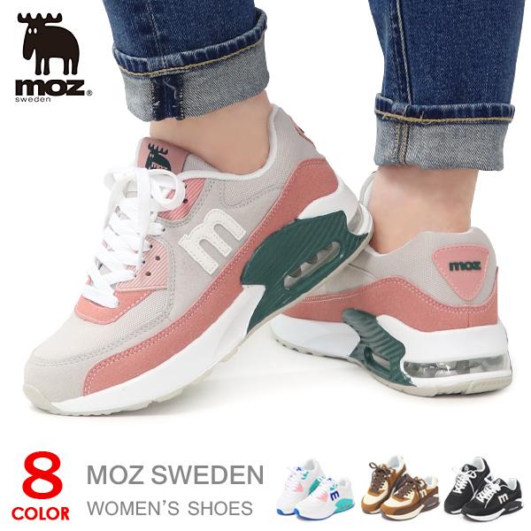 moz（モズ） スニーカー レディース ウォーキングシューズ カジュアル
