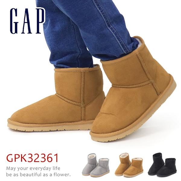 GAP（ギャップ） ムートンブーツ ショートブーツ キッズ ブーツ ファー