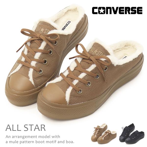 コンバース 厚底 スニーカー レディース オールスター ミュール CONVERSE ALL STAR LIGHT PLTS BOA MULE OX