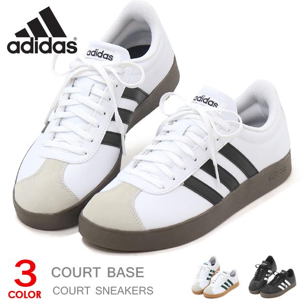 アディダス スニーカー メンズ レディース コートシューズ ウォーキングシューズ 靴 adidas VL COURT BASE