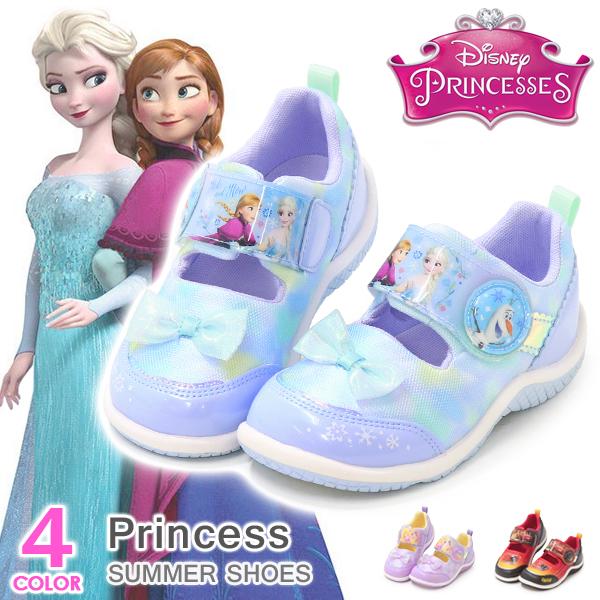 ディズニー プリンセス サンダル ラプンツェル アリエル アナ雪 カーズ キッズサンダル サマーシューズ