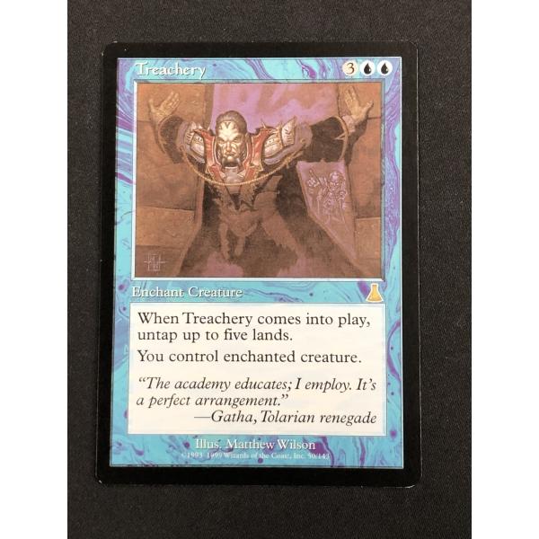 マジックザギャザリング　不実　4枚 ウィザーズ・オブ・ザ・コースト MTG《キズ有り》【不実/Treachery