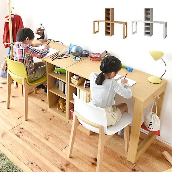 ※お客様組み立てとなります。■サイズ外寸：W180 x D45 x H145cmデスク単体：W90 x D45 x H74cmラック：W33 x D42 x H71cm■材質本体：プリント紙化粧合版■カラーホワイトナチュラル■送料関東〜九州...