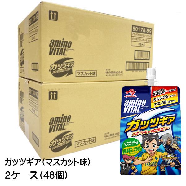 アミノバイタル 【3167】☆8 ガッツギア マスカット味(250g)×48