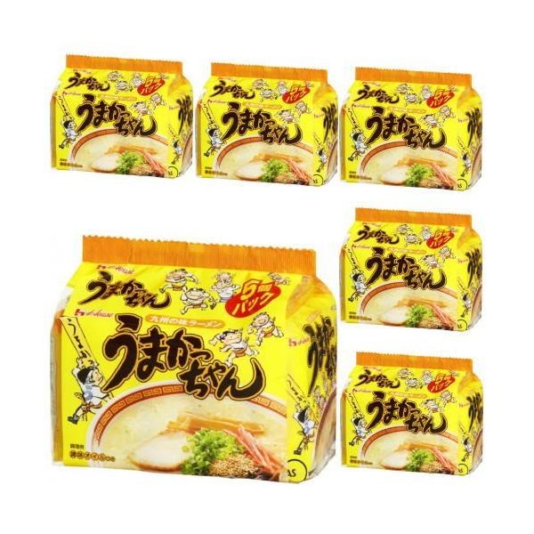 他サイト： 期間限定 インスタントラーメン うまかっちゃん5食入×6個パック（1ケース 30食）九州限定 ハウス食品 袋麺 インスタント麺 らーめん 送料無料☆8【6213】の商品画像