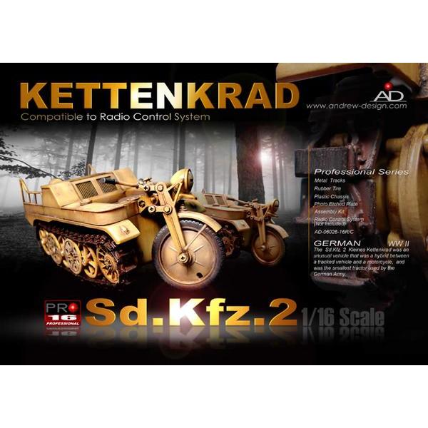 送料無料 1/16RC ケッテンクラート ドライバー人形&専用ESC(アンプ