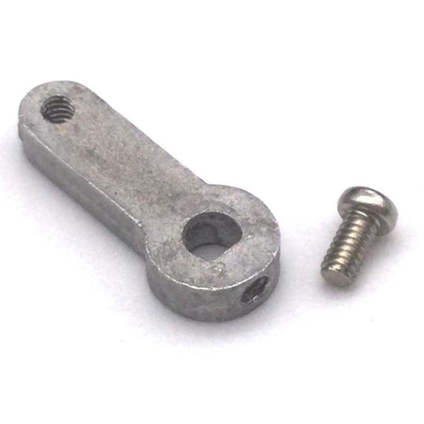 1/16　タミヤ フルオペＲＣ戦車用　砲身上下ユニットハイグレード金属製強化クランクアーム部品　フルオペレーションタミヤ製1/16ＲＣ戦車の砲身上下ユニットにはプラ製のクランクアームが取り付けられています。このプラ製クランクアームは非常に弱...