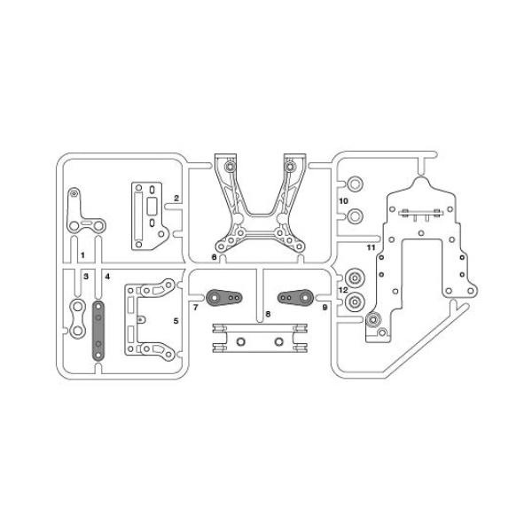 ラジコン　パーツ　部品 superrc_2000000091136