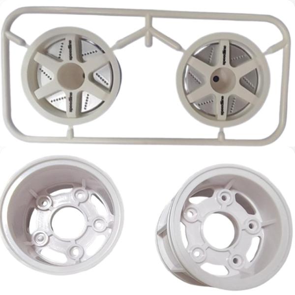 ホイールセット SL白 WR02CB用 1台分 [WR02CB-SET2] : スーパー