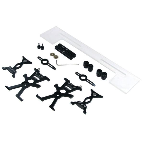 RC 1/10 F1 & 1/12レーシング用セットアップステーション 1/10アライメントセットアップステーションF1-1/12バージョン(ケース付