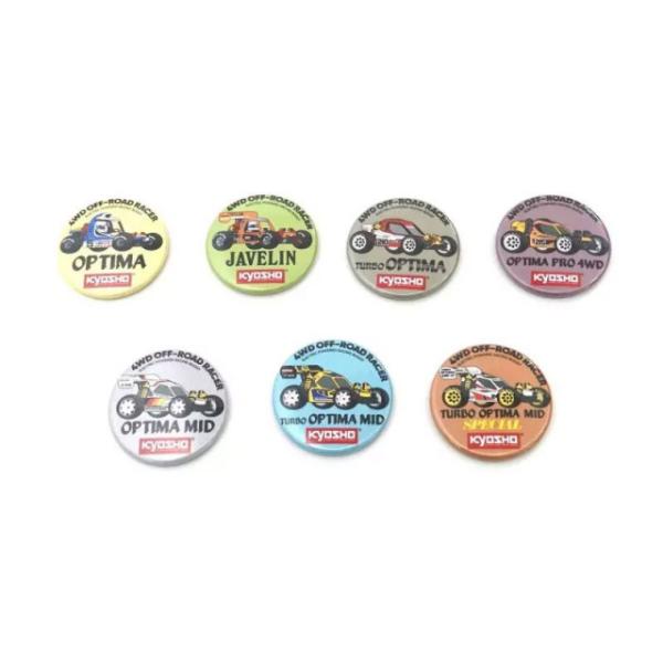ビンテージバギー缶バッチ 4WDシリーズ詰め合わせ(7種) [87526
