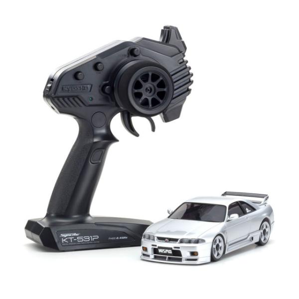 ミニッツ　AWD レディセット　R33 ホワイト(箱あり) ミニッツAWD MA-020 レディセット 日産 スカイライン GT-R ニスモ(R33
