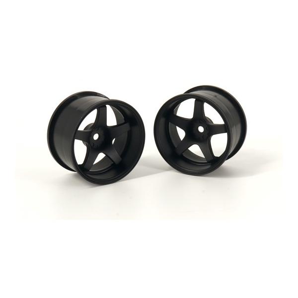 ラジコンホイール GV117D ホイール R-SPEC 30mm ブラック/OFF+9 2pcs [BB-RW-006