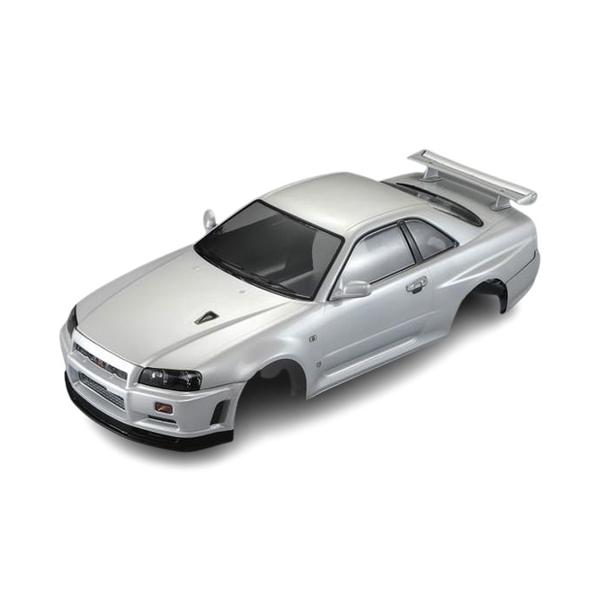 NISSANスカイラインBNR34塗装済ボディ(パールホワイト) [48644