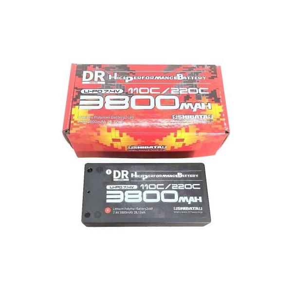 シバタ DR LiPoバッテリー 3800mAh 220C 2個セット GRK DR-B3800D)SHIBATA DR ハイパフォーマンスバッテリー2 | DR GRK