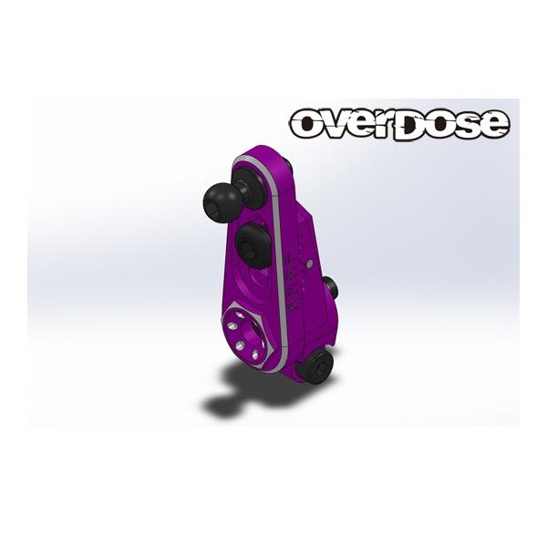 JTアルミダイレクトサーボホーン Type2 パープル/フタバ用 [OD3887