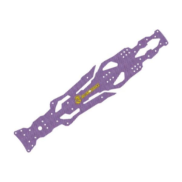D6用 カーボングラファイトメインシャーシ パープル [SAK-D603GA/PU