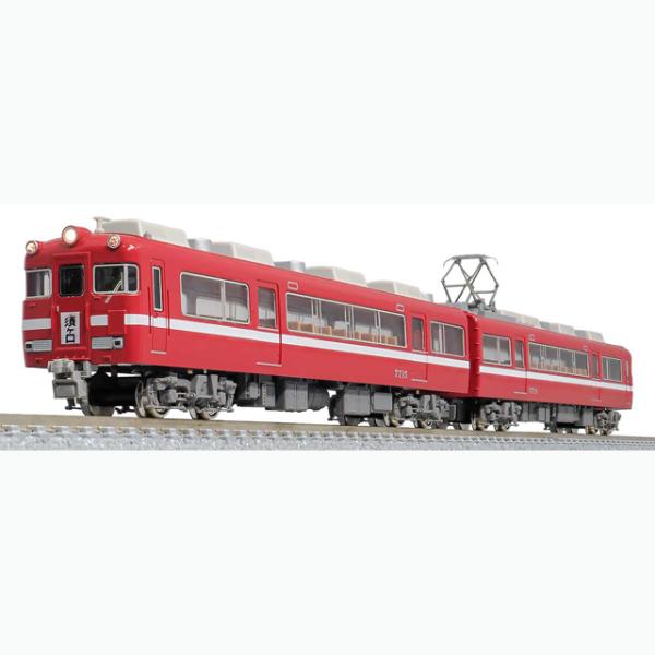 名鉄7700系白帯車1990(妻面窓無し) 増結2両セット(動力無し) [31822]