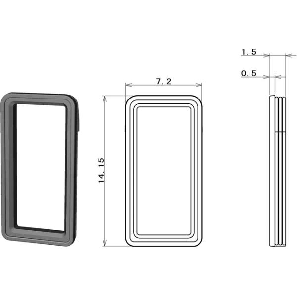 貫通幌(角型・私鉄中間部用B) 10個入り [8623]