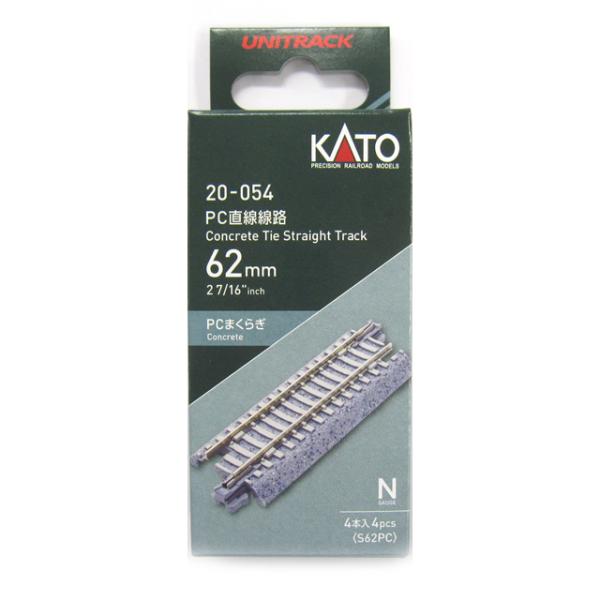 PC直線線路62mm(4本入) [20-054]