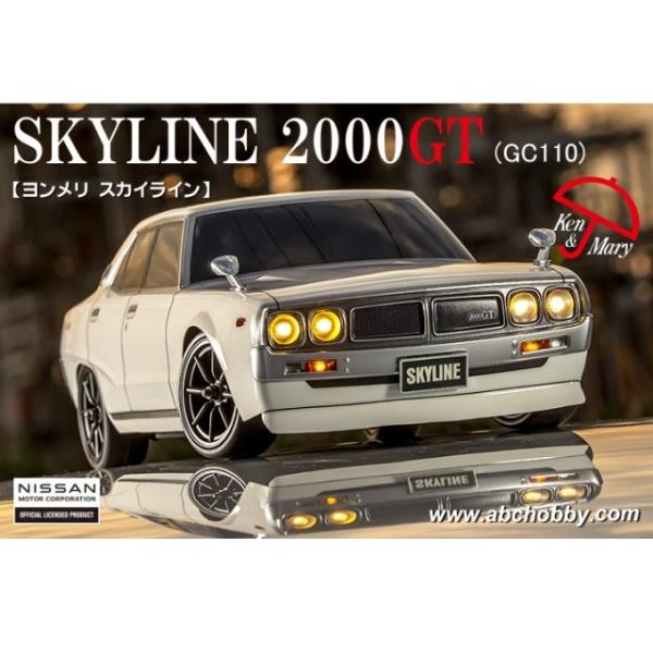 アオシマ　1/10 RCカーボディ スカイライン　ヨンメリ　メリヨン 1/10ボディ ヨンメリ スカイライン [ABC-67902] : スーパーラジコン