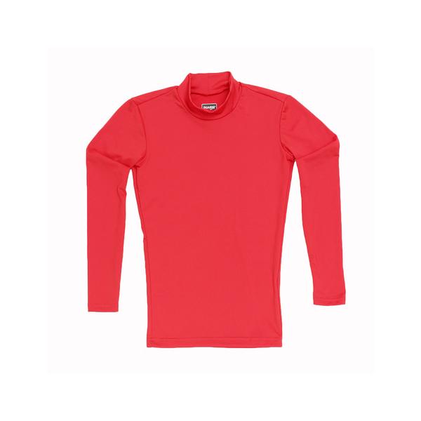 デュアリグ（DUARIG）（キッズ）サッカー ジュニア インナー ストレッチハイネックシャツ 742D6ES2981 赤 アンダー シャツ 長袖