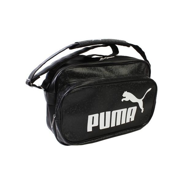 エナメルバッグ プーマ PUMA PU ショルダー Mサイズ 23L エナメル ショルダーバッグバッグ バッグ 075370