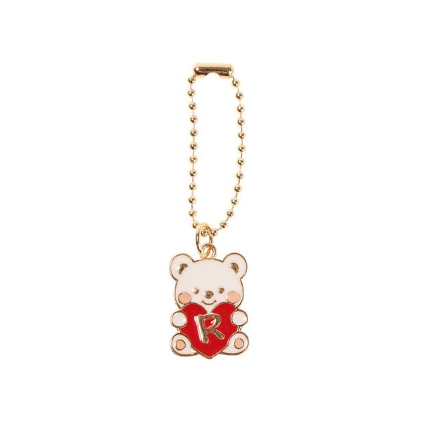 ミナミ（Minami）（レディース、キッズ）メタルベアイニシャル レッド