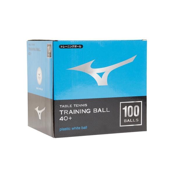 ミズノ（MIZUNO） トレーニングボール40+ 卓球用 100球入 83GBH90001 自主練 卓球 （メンズ、レディース、キッズ）