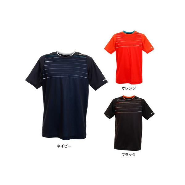 パシフィック PACIFIC テニス Tシャツ メンズ 半袖 ドライプラス PT19FM452 CGRY （人気激安）