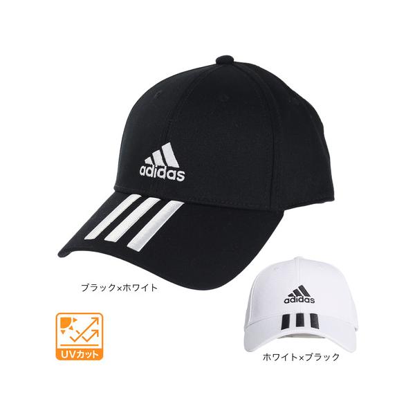 アディダス(adidas)(メンズ、レディース)帽子 ベースボール 3ストライプス ツイル キャップ GNS09 日よけ ランニングキャップ :10733760001:SuperSportsXEBIO !店 通販 アディダス 男女兼用 ベースボールキャップ(ブラック×ホワイト×ホワイト・サイズ:OSFX) AJ-GNS09-FK0894-OSFX 返品種別A