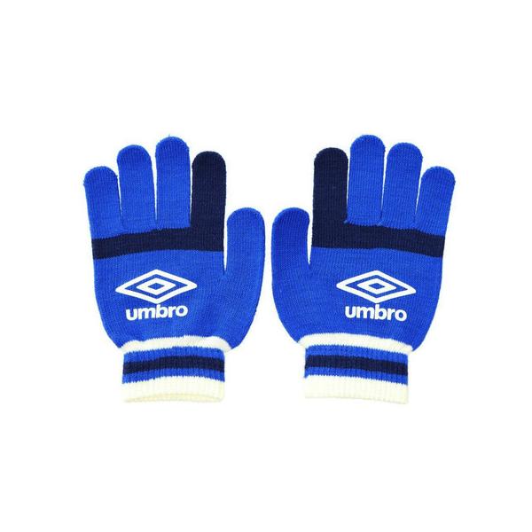 アンブロ（UMBRO） 手袋 防寒 ジュニア マジックニット グローブ ブルー ネイビー UUDQJD54 BLNV （キッズ）