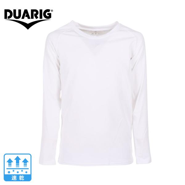 デュアリグ（DUARIG）（キッズ）サッカーウェア ジュニア ドライプラス抗菌ストレッチ丸首シャツ 742D1ES5711 WHT 速乾