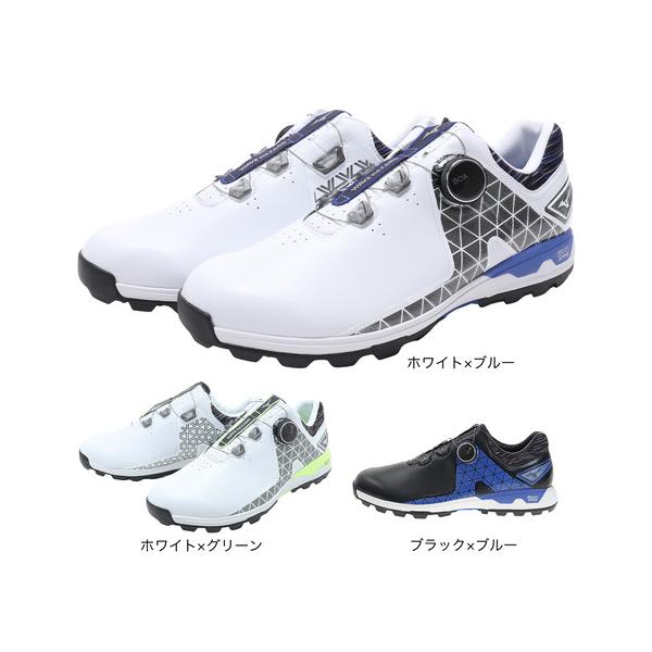 ミズノ MIZUNO ヴィクトリアゴルフ ビクトリアゴルフ Victoria Golf ゴルフシューズ 靴 スパイクレス Men's Mens メンズ めんず 男性10776268201 51GM217522 ホワイト×ブルー1077626...