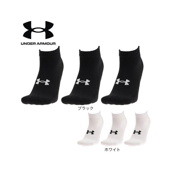 アンダーアーマー（UNDER ARMOUR）（メンズ、レディース）コア ローカットソックス 3足組 1361574