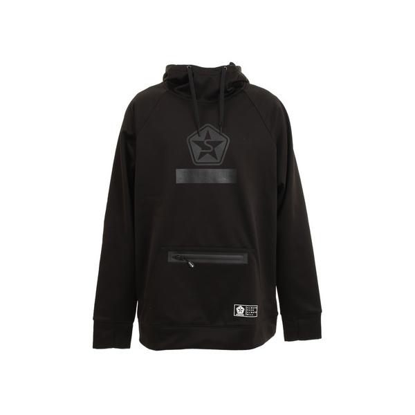 セッションズ（SESSIONS） スノーボード ボードウェア ジャケット DWR FLEECE プルオーバー フーディ 211198 BLK ブラック （メンズ）