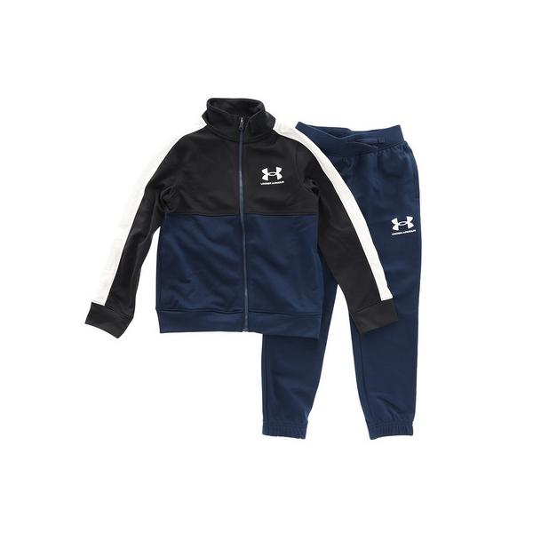 アンダーアーマー（UNDER ARMOUR） ジュニア CBLOCK KNIT トレーニングスーツ 1373978 408 （キッズ）