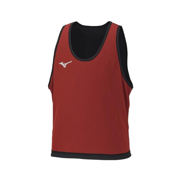 総額31,900円　ミズノ リバーシブル ビブス 10枚セット　赤＆黒　ゼッケン 総額31,900円 ミズノ リバーシブル ビブス 10枚セット 赤＆黒 ゼッケン