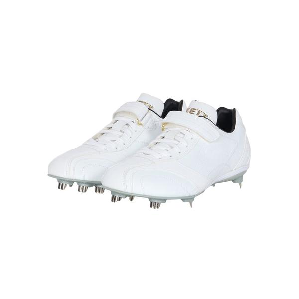 ゼット ゼット（ZETT）（メンズ）野球スパイク 白 埋込み 金具