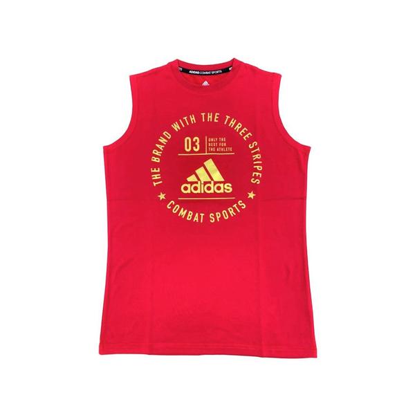 アディダス（adidas） COMBAT SPORTS ws ノースリーブTシャツ CL04-CS22 RED/GLD （メンズ、レディース）