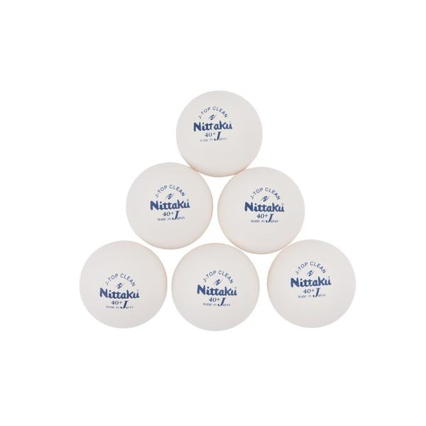 Nittaku（ニッタク） 卓球ボール Jトップ クリーン トレ球 6個入 40