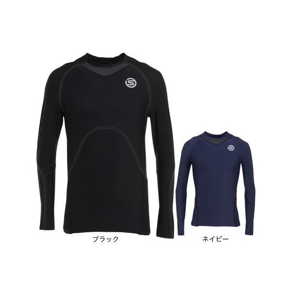 スキンズ SKINS スーパースポーツゼビオ ゼビオ Super Sports XEBIO マルチウエア 長袖ウェア Men's Mens メンズ めんず 男性 黒 ブラック スポーツウェア トレーニングウェア ランニング コンプレッション...