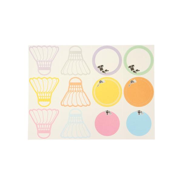 プロモショップ スーパースポーツゼビオ ゼビオ Super Sports XEBIO 競技用品 部活 寄せ書き プレゼント ギフト 卒業 卒団 記念品 メッセージシール バドミントン用品 卒部卒団2024 ss03so