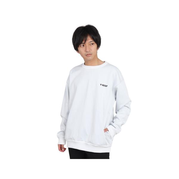 ベスプ(VESP)防水 クルーネック スウェット Four S Bonding Crew VPMS2032WH(Men’s) VESP（ベスプ） （メンズ）防水 クルーネック スウェット Four S